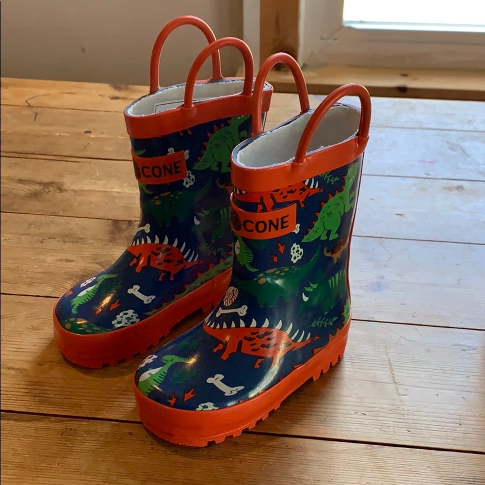 Lonecone unisex toddler rain boots. Size 4.